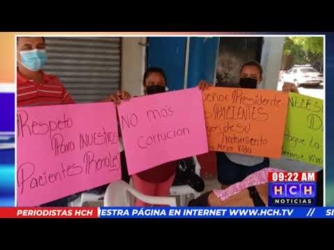 Pobladores del departamento de Choluteca exigen que haya atenciones en diálisis