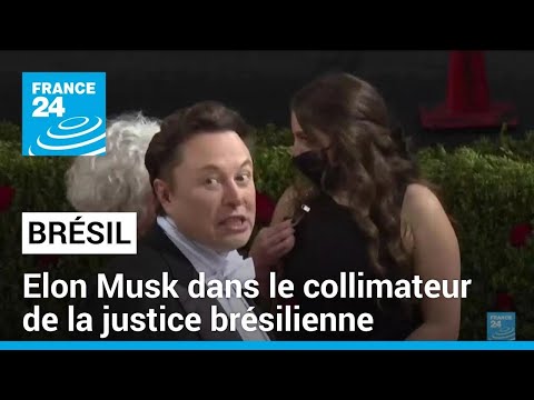 Brésil : un juge ouvre une enquête visant Elon Musk pour obstruction à la justice • FRANCE 24
