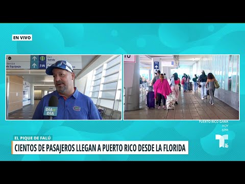 Boricuas buscan refugio en la Isla ante el paso de Milton por Florida