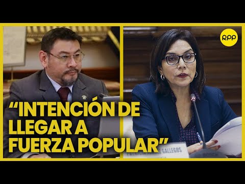 Patricia Juárez sobre Luis Cordero: “Intención de llegar a Fuerza Popular para obtener información”