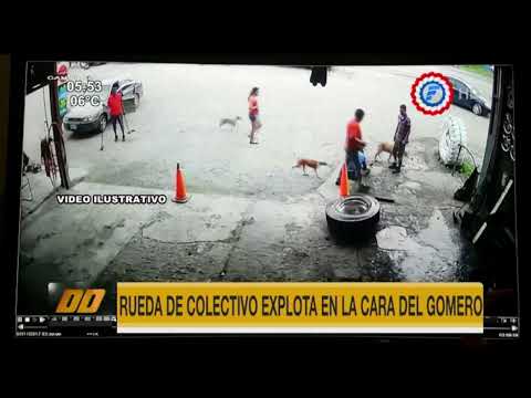 Gomero muere tras explosión de rueda en San Lorenzo