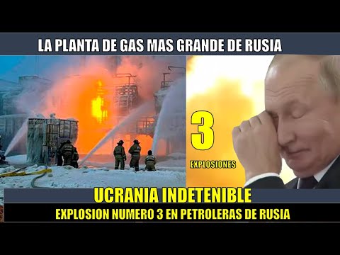 SE PRENDIO! Ucrania EXPLOTA la mayor terminal de gas de RUSIA en Ust-Luga