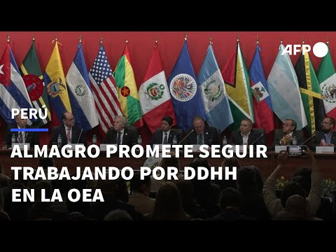 Almagro promete seguir trabajando por preservar DDHH previo a asamblea de OEA | AFP