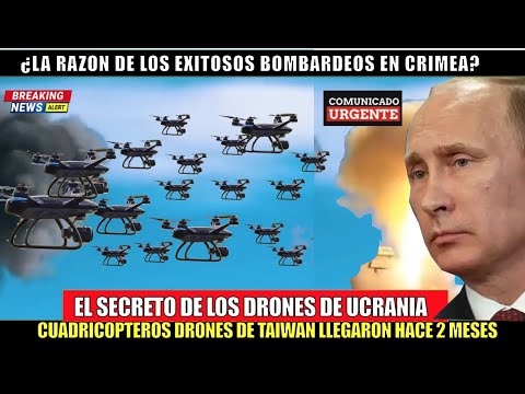 La razon del exito de Ucrania en los bombardeos a Crimea: 800 drones revolver 860 Putin furioso