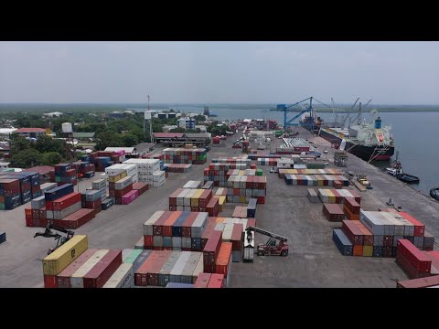 Toneladas métricas de carga se movieron en los puertos comerciales de Nicaragua