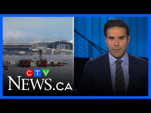 Plane from Minneapolis crash lands at Pearson | CTV National News at 11 for Monday Feb. 17 2025