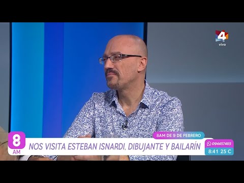 8AM - Esteban Isnardi, dibujante y bailarín