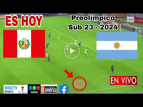 Perú vs. Argentina en vivo, donde ver, a que hora juega Perú vs. Argentina Preolímpico 2024