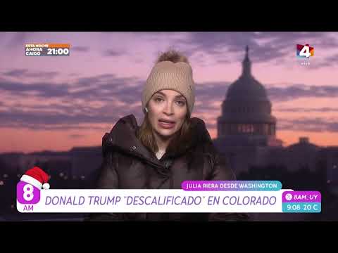 8AM - Donald Trump descalificado en Colorado