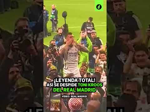 El ADIÓS de TONI KROOS del REAL MADRID tras ganar la CHAMPIONS LEAGUE | Depor