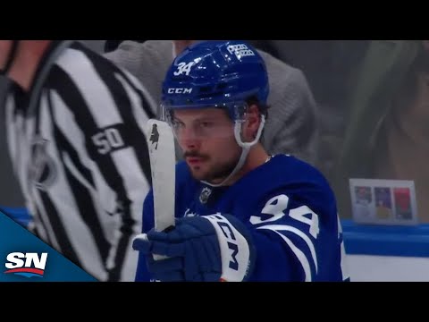 Auston Matthews Blasts One-Timer To Record 63rd Goal