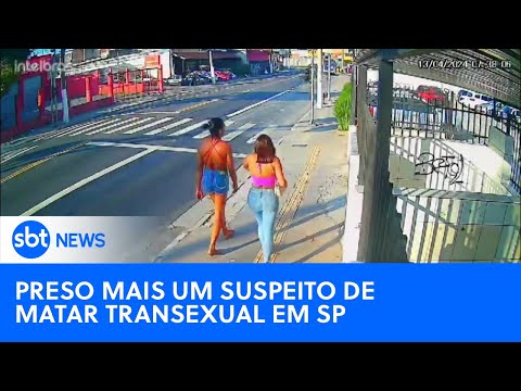 Polícia prende outro suspeito de assassinar transexual em São Paulo| #SBTNewsnaTV (19/04/24)