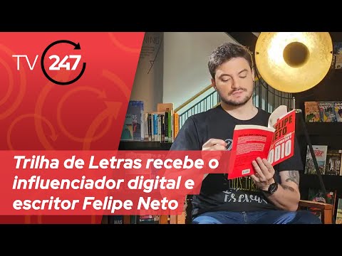 Trilha de Letras recebe o influenciador digital e escritor Felipe Neto