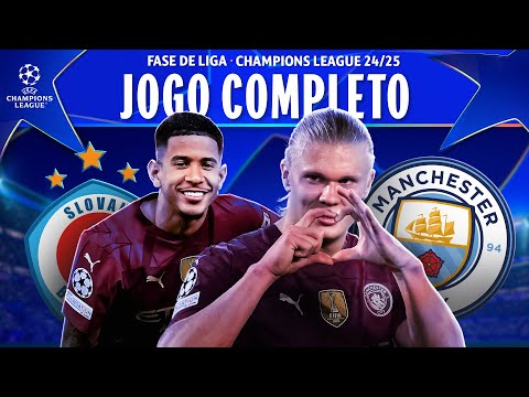 SLOVAN BRATISLAVA 0X4 MANCHESTER CITY | JOGO COMPLETO COM IMAGENS | 2ª RODADA DA CHAMPIONS 2024/25