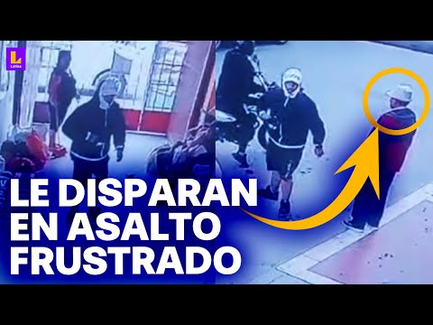 Delincuentes intentan asaltar empresa de transporte en Trujillo: Balearon a un señor mientras huían