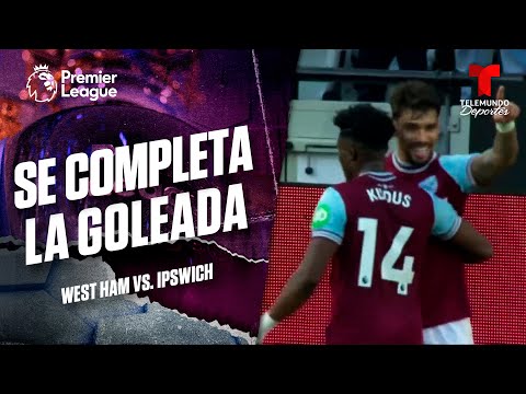 Gol de Lucas Paquetá que sentencia el partido con goleada | Premier League | Telemundo Deportes