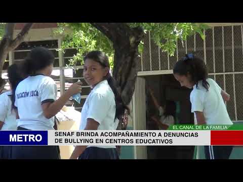 SENAF BRINDA ACOMPAÑAMIENTO A DENUNCIAS DE BULLYING EN CENTROS EDUCATIVOS