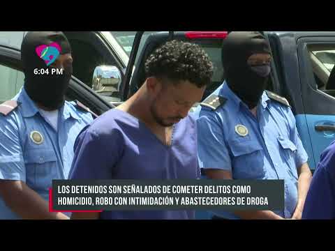 En una semana capturaron a 55 delincuentes de peligrosidad en Nicaragua