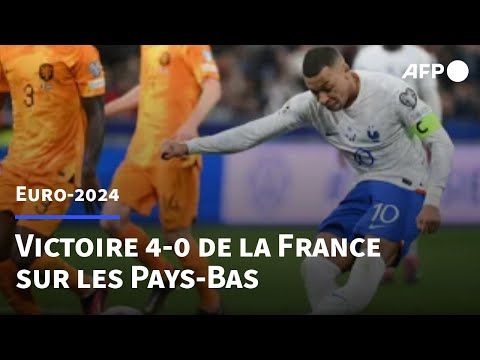 Qualifs Euro-2024: victoire 4-0 de la France sur les Pays-Bas, Mbappé en capitaine | AFP