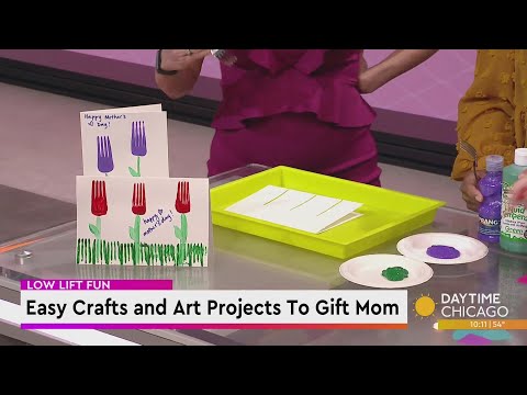 Easy Crafts and Art Projects To Gift Mom