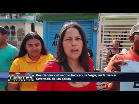 Residentes del sector Inco en La Vega, reclaman el asfaltado de las calles