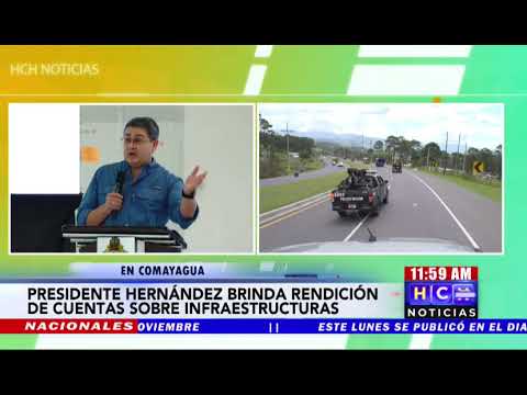 Presidente Hernández participa en rendición de cuentas del Gabinete de Infraestructura