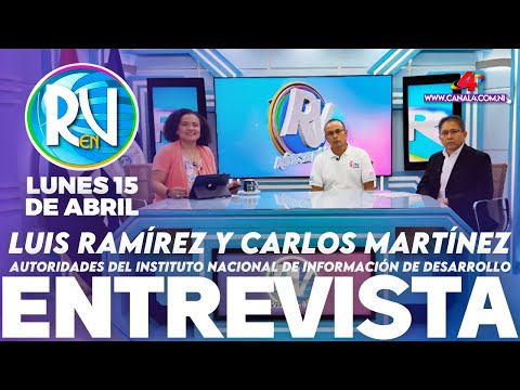 Luis Ramírez y Carlos Martínez del INIDE en la Revista En Vivo – 15 de abril del 2024