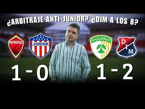 Patriotas 1-0 Junior | Equidad vs Medellín | Liga Dimayor 2024-I | Resumen, Goles x Juan F. Cadavid