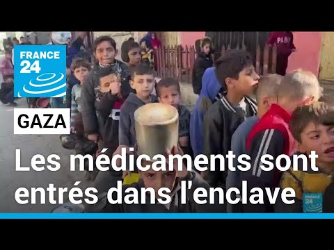 Gaza : arrivée d'aide humanitaire et de médicaments pour les otages • FRANCE 24
