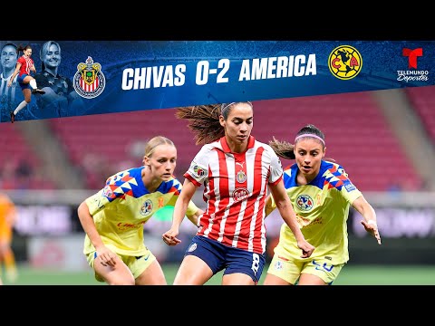 Chivas Femenil vs América Femenil 0-2 - Highlights & Goles | Telemundo Deportes