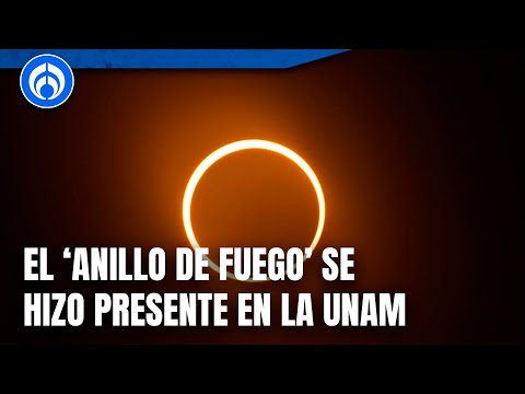 Así se vivió el eclipse anular en la UNAM y la CDMX