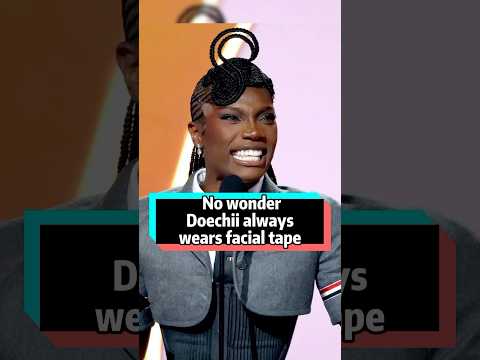 No wonder Doechii always wears facial tape; the reason behind it is shocking.#foryou #celebrity