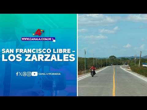 Inaugurado tramo carretero de 14 kilómetros entre San Francisco Libre- Los Zarzales