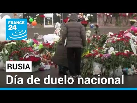 Día de duelo nacional en Rusia por atentado terrorista que dejó 137 muertos en Moscú