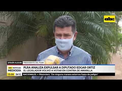 PLRA analiza expulsar al diputado Édgar Ortiz
