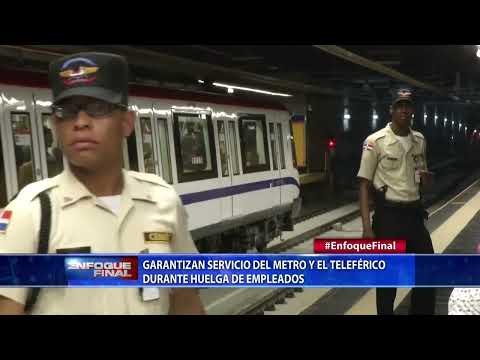 Garantizan servicio del Metro y el Teleférico durante huelga de empleados
