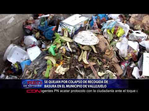 Se quejan por colapso de recogida de basura en el municipio de Vallejuelo