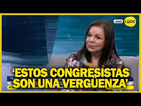 Cecilia Valenzuela: “Los congresistas están en actitud de ‘zombie’”