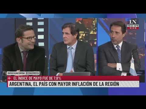 Argentina, el país con mayor inflación de la región. El análisis del economista Diego Giacomini.
