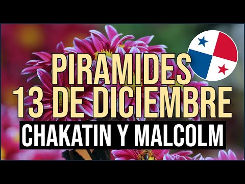 Pirámide Lotería de Panamá Miércoles 13 de Diciembre 2023  Pirámide de Chakatin y Malcolm Ramos