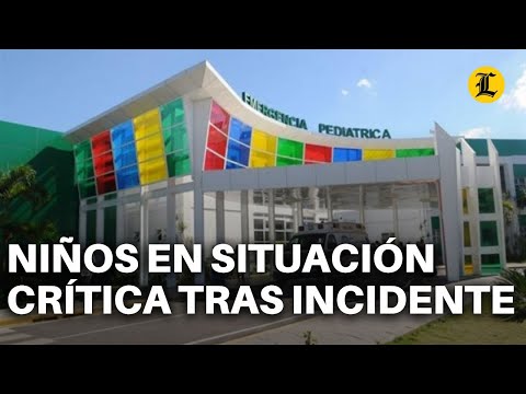 Seis niños en hospital infantil de Santiago en situación crítica tras incidente en carnaval Salcedo