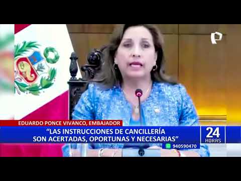Cancillería pide a embajadas peruanas frenar campaña de desinformación