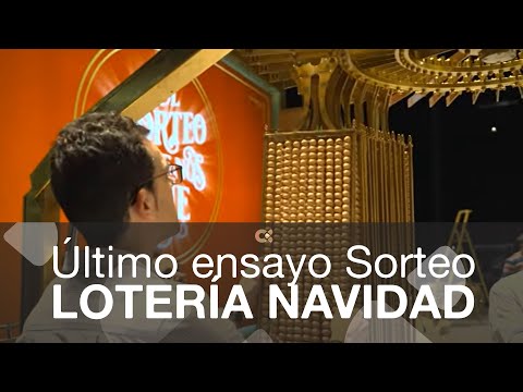 Último ensayo Sorteo Lotería de Navidad