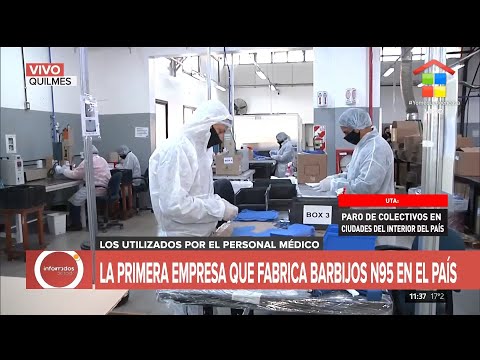 La primera empresa que fabrica barbijos N95 en el país