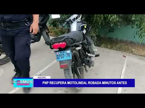 Ascope: PNP recupera moto lineal robada por delincuentes