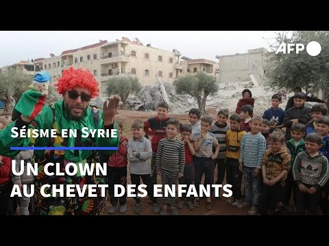 Séisme en Syrie : un clown apporte de la joie aux enfants | AFP