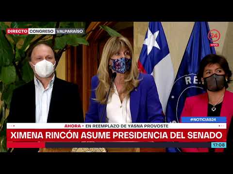 Ximena Rincón asume la presidencia del Senado