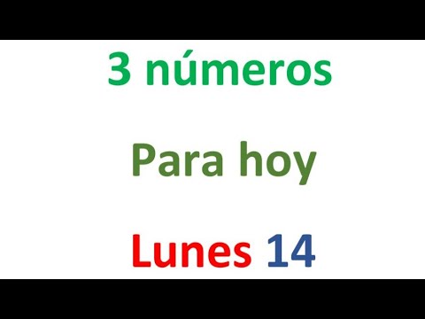 3 números para el Lunes 14 de Octubre, El campeón de los números