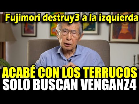 Alberto Fujimori destruy3 a la izquierda con su primer Videomemoria y se defiende x acusaciones