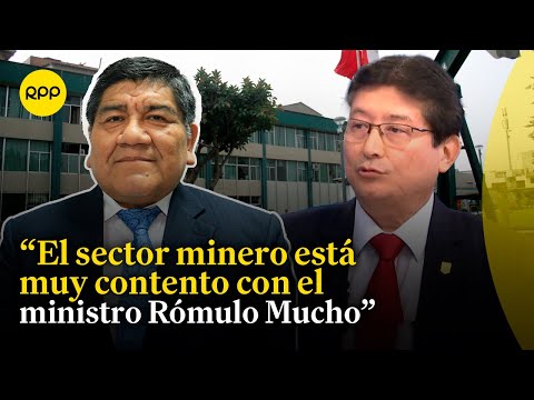 Sobre ministro Rómulo Mucho: Va a impulsar los proyectos, indicó Guillermo Shinno